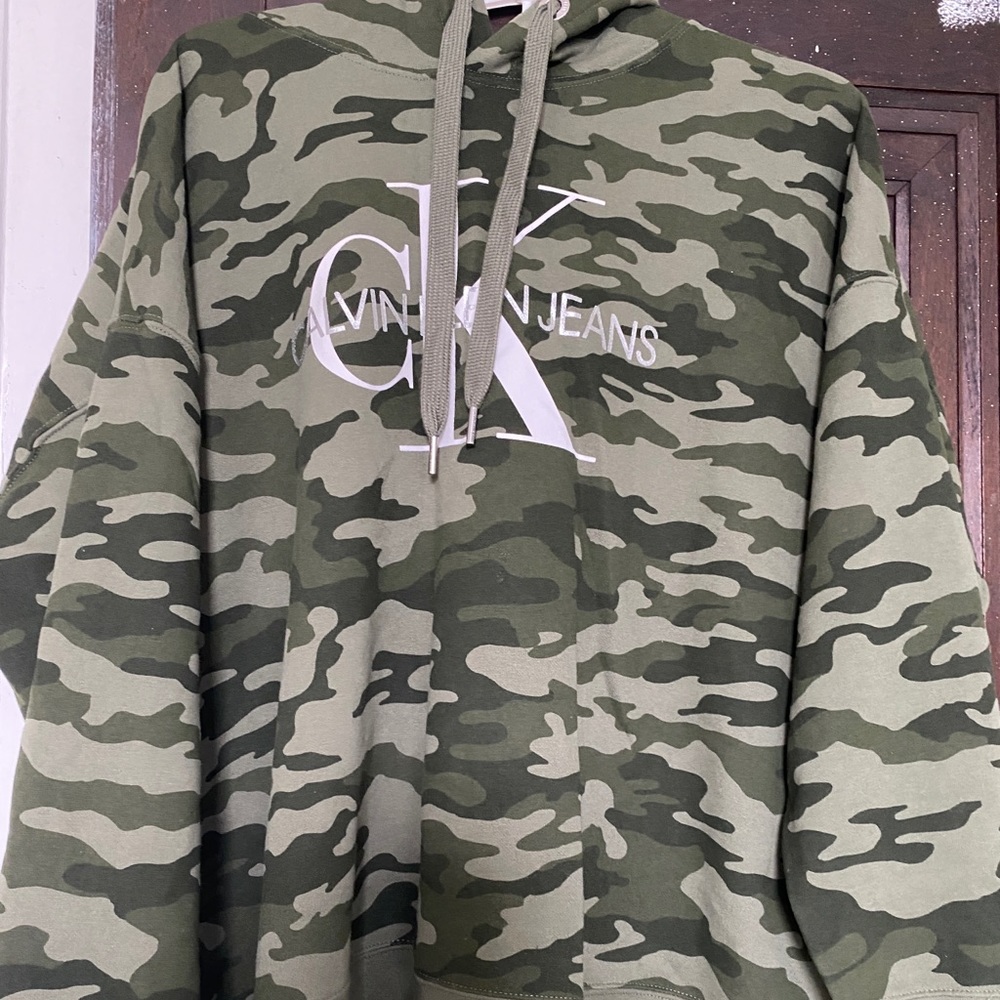 Calvin Klein Women Camo Hoodie